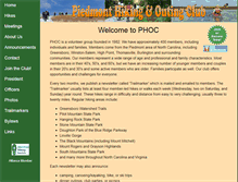 Tablet Screenshot of piedmonthikingandoutingclub.org